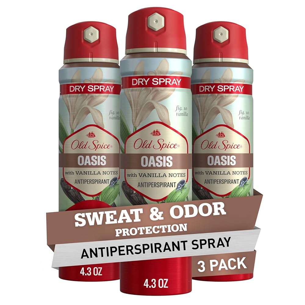 Amazon.com : Old Spice Dry Spray Antiperspirant Deodorant
